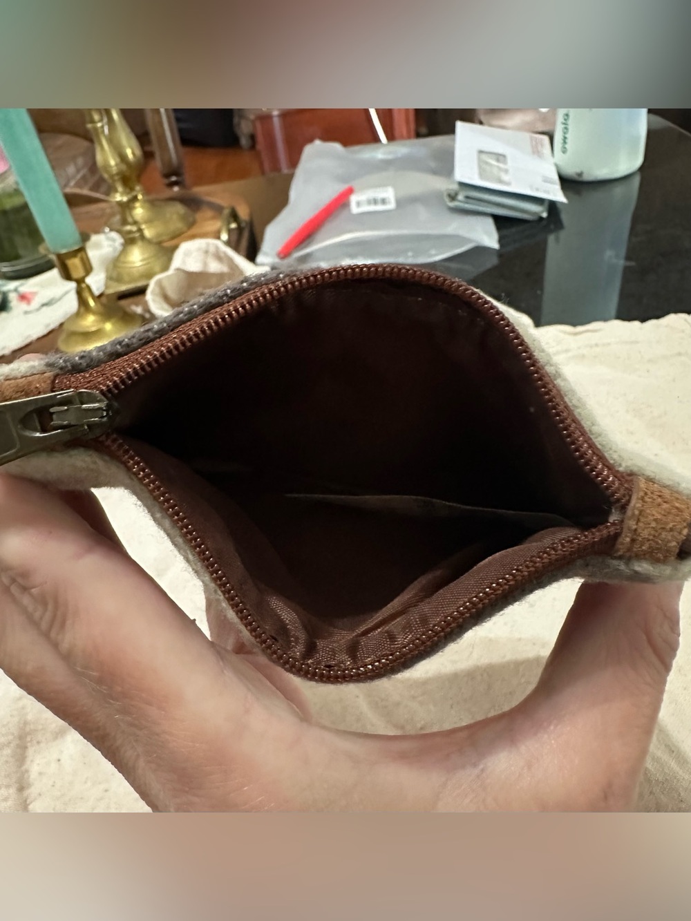 Pendleton wool ID pouch - Picture 3 of 7